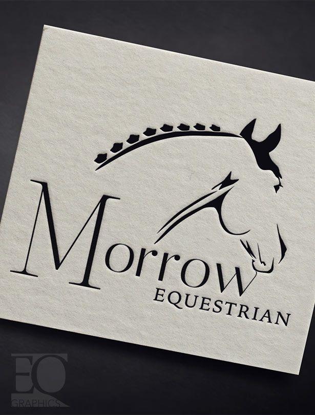 Equestrian Logo - Morrow Equestrian Estate LaQuinta California Custom Equine Logo