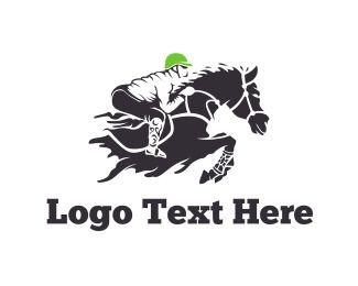 Rider Logo - Equestrian Rider Logo