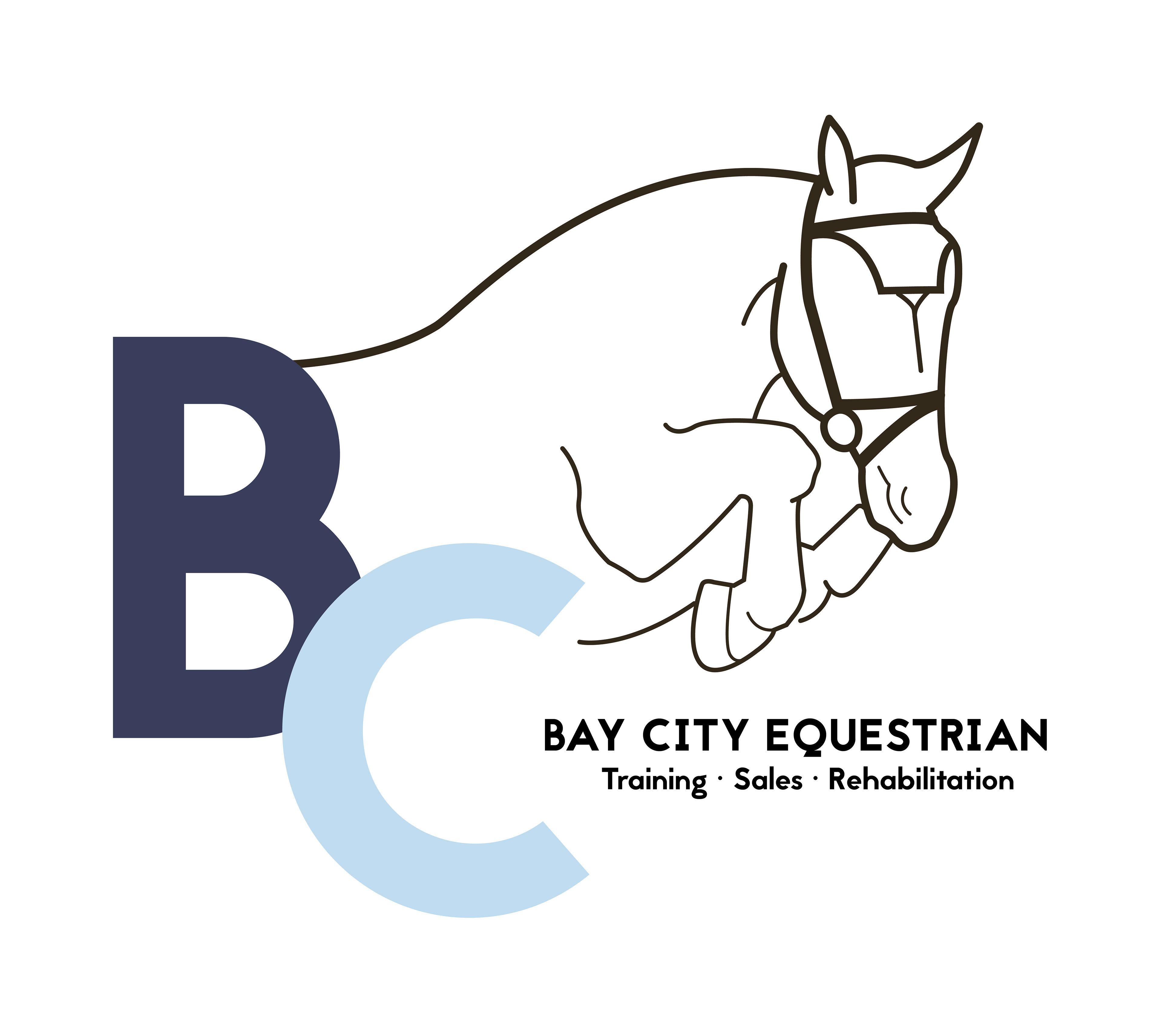 Equestrian Logo - Emily Kerr Designs - Bay City Equestrian Logo + Branding