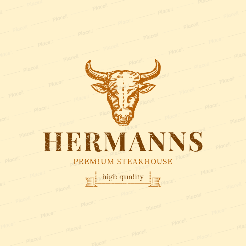 Steak Logo - Steak Restaurant Logo Maker 1227b