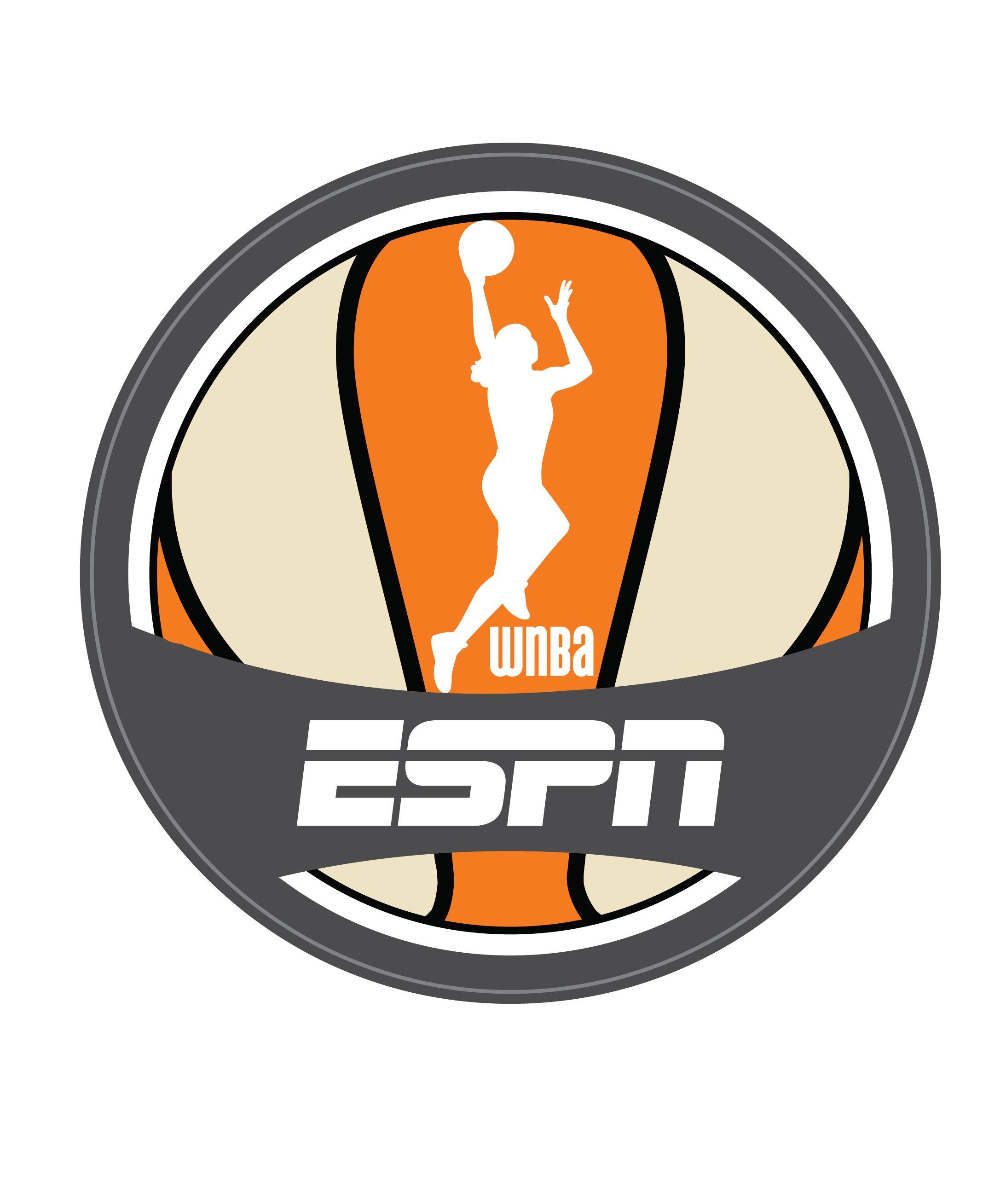 Wnnba Logo - WNBA/ESPN TV logo | Women's Sports Logos-Basketball | Wnba, Logo ...