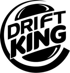 JDM Logo - Drift King PREMIUM Decal 5 White. Burger King Logo. JDM. Import Sport. JDM. Gallo 12. JDM. Fast and Furious. Racing. Drift. r32. r33