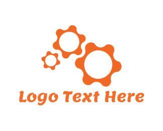 Gears Logo - Orange Gear Logo