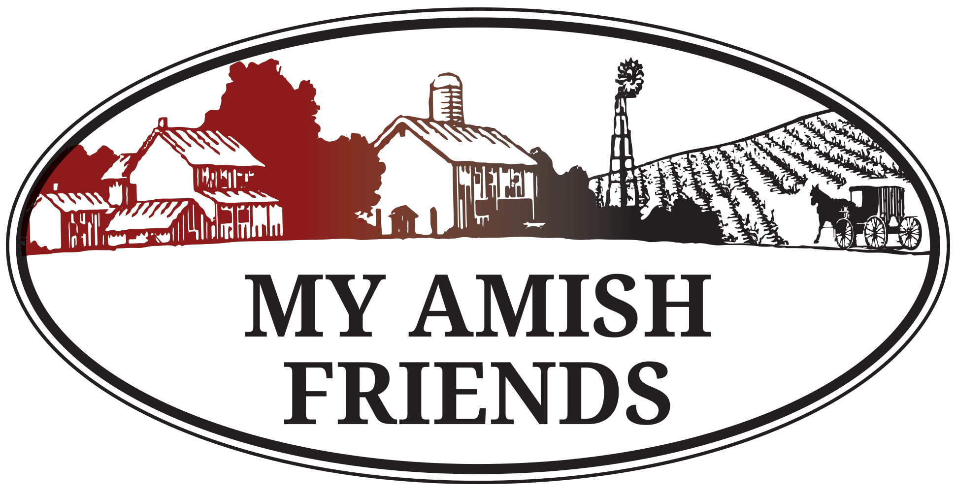 Amish Logo - Craft Cart Basket