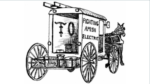 Amish Logo - Fighting Amish Electric