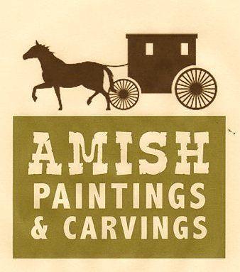 Amish Logo - ART CATEGORIES - Amish Paintings, Carvings, etc - Possum County Folk ...