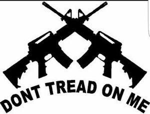 M16 Logo - Details About AR 15 Don't Tread On Me Decal Car Truck Wall Decal 5.56 .223 M16