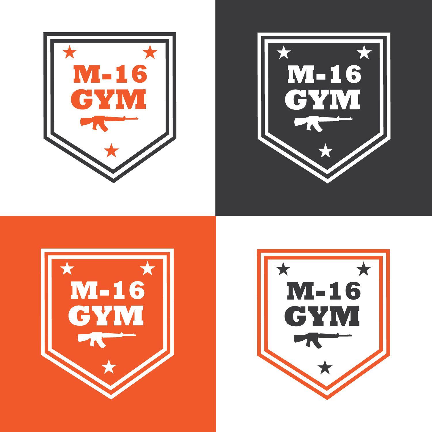 M16 Logo - Modern, Professional, Gym Logo Design for M16 GYM by k.l.s