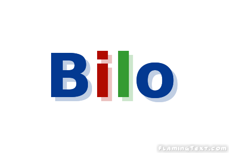 Bilo Logo - Indonesia Logo | Free Logo Design Tool from Flaming Text