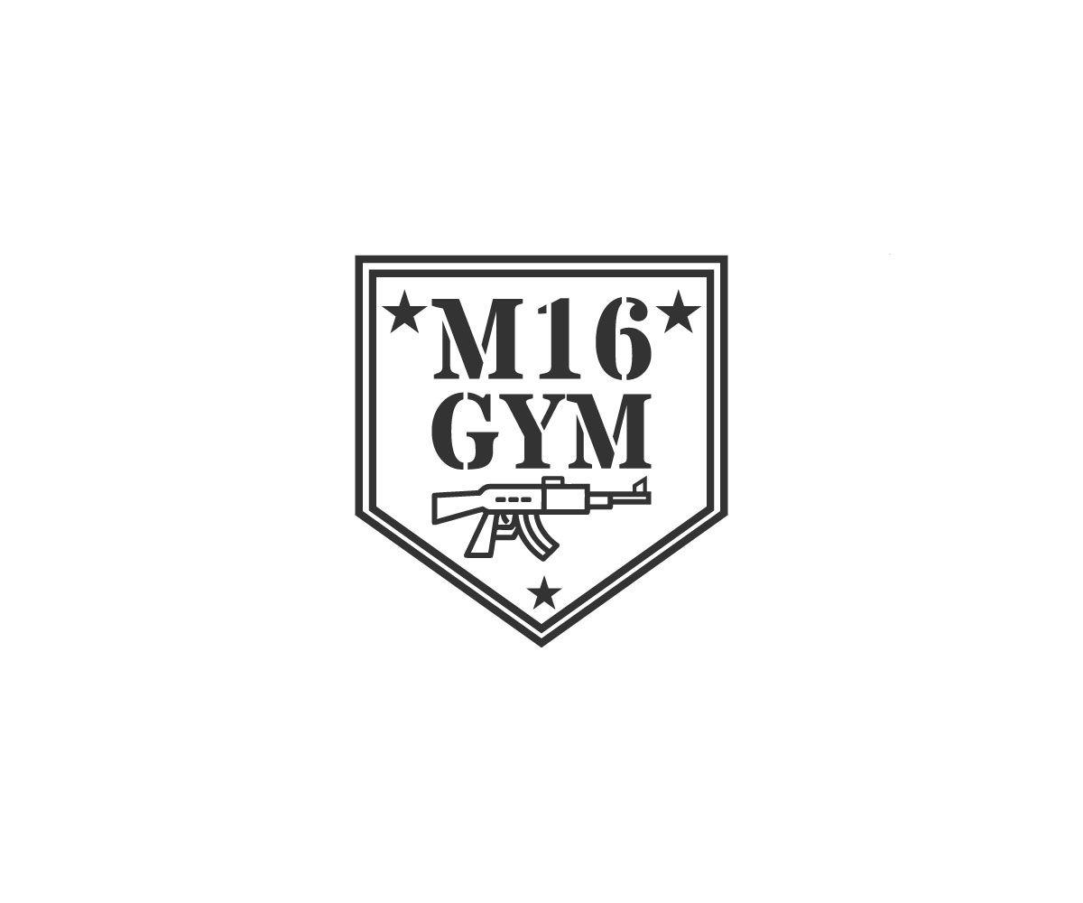 M16 Logo - Modern, Professional, Gym Logo Design for M16 GYM