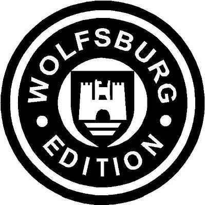 Wolfsburg Logo - VW Volkswagen Wolfsburg Edition Logo Cut Vinyl Window Bumper Sticker