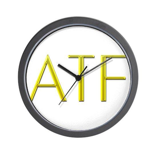 ATF Logo - ATF logo Wall Clock