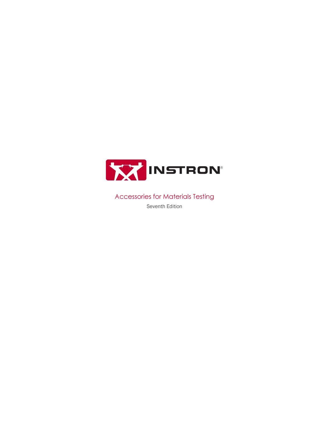 Instron Logo - Instron - Accessories for Materials Testing - Seventh Edition by ...