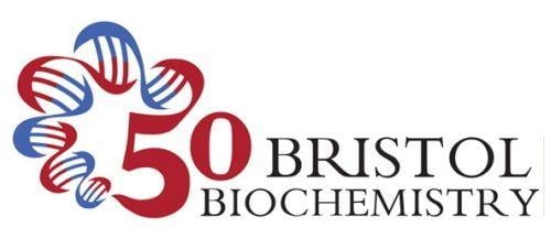Biochemistry Logo - Bristol University. School of Biochemistry 50th