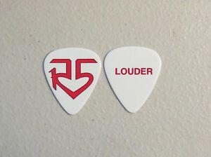 Red R5 logo 'LOUDER' guitar pick pendant unofficial 