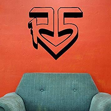 R5 Logo - R5 Logo Vinyl Wall Decal Sticker: Home & Kitchen