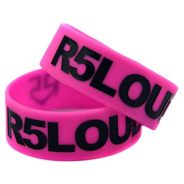 R5 Logo - Hot Sell 1 Inch Wide Band Ink Filled Logo R5 Louder Silicone Wristband For Music Fans From Fashion_gift_store, $5.79