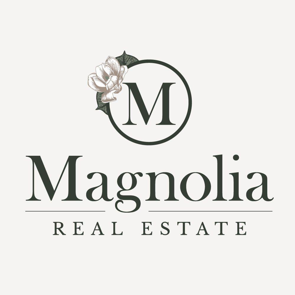 Magnolia Logo - Magnolia Real Estate Logo Design | Fierce Creative Agency