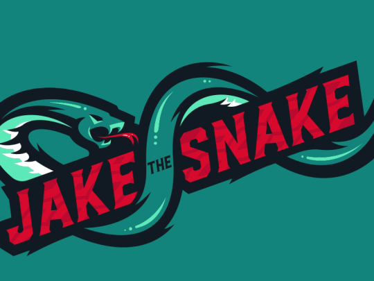 Jake Logo - Jake The Snake logo | logos | Sports team logos, Sports logo ...