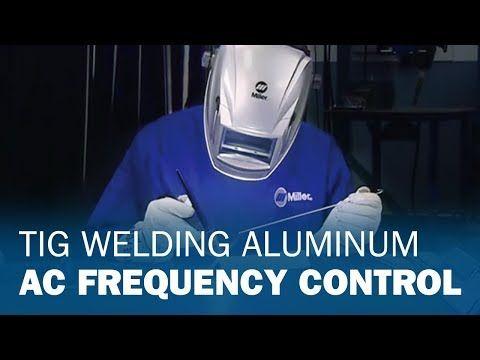 Millerwelds Logo - TIG Welding Aluminum: AC Frequency Control - YouTube