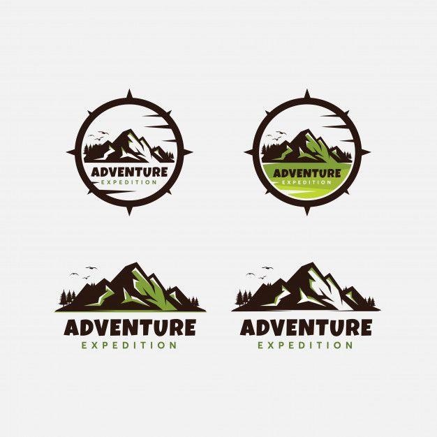 Adventure Logo - Premium vintage mountain adventure logo design template Vector