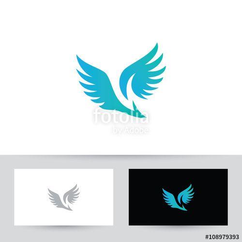Flying Logo - Bird Flying Logo