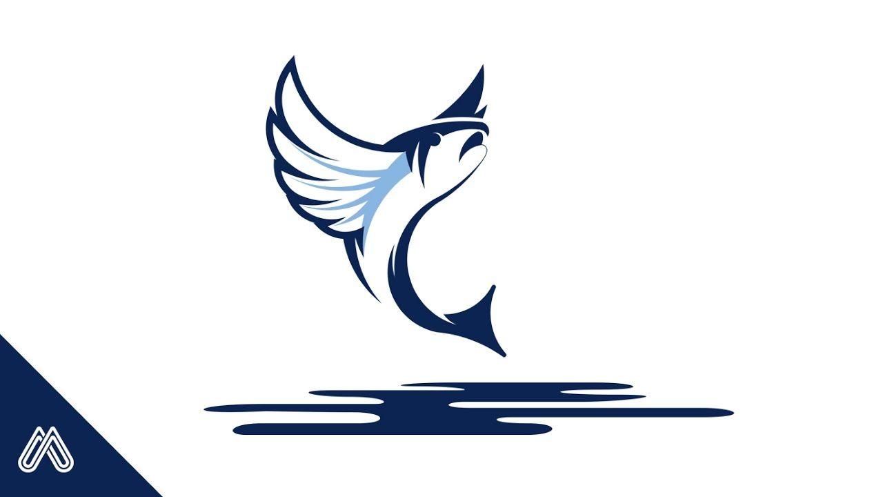 Flying Logo - New Custom Made Logo Design Fish 2 30