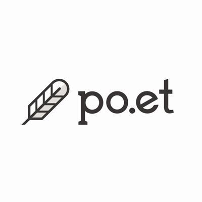 Poet Logo - poet logo - Crush Crypto