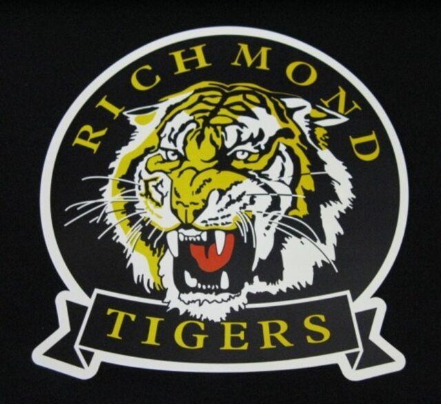 Richmond Logo - 10 Pack Richmond Tigers AFL Logo Mega Spot Car Decal Sticker Boat Large