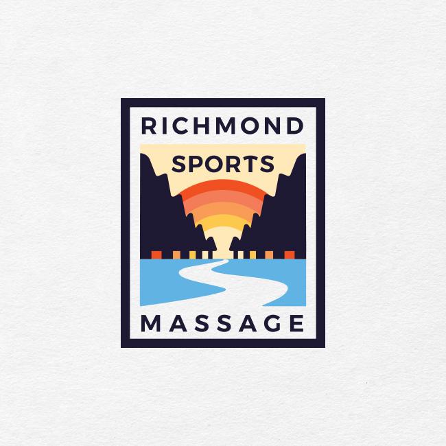 Richmond Logo - Richmond Sports Massage Logo. Bite Size Branding For Start