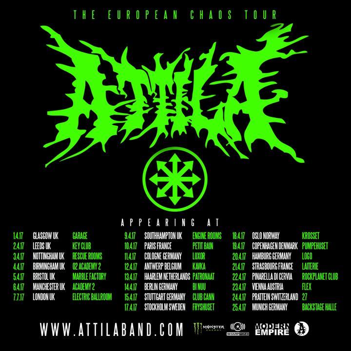 Attila Logo - Bandsintown | Attila Tickets - LOGO, Apr 20, 2017