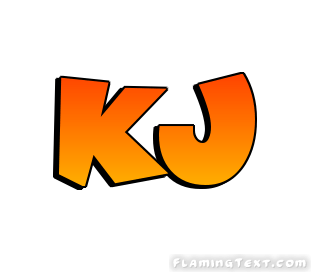 KJ Logo - Kj Logo. Free Name Design Tool from Flaming Text