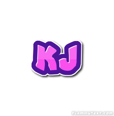 KJ Logo - Kj Logo. Free Name Design Tool from Flaming Text