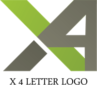 X4 Logo - X4 Letter Logo Vector (.AI) Free Download