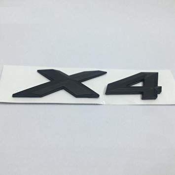X4 Logo - Dsycar 3D ABS X4 Logo Car Badge Emblem Sticker for Bmw X4 Series ...