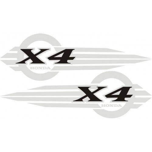 X4 Logo - Honda X4 Tank Motorcycle Logo Decal