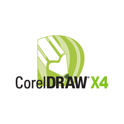 X4 Logo - Corel DRAW X4 logo vector
