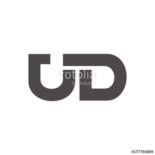 Ud Logo - UD logo initial letter design template vector Stock image