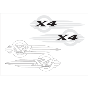 X4 Logo - Honda x4 logo, Vector Logo of Honda x4 brand free download (eps, ai ...