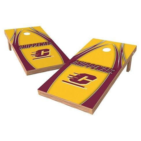 X4 Logo - NCAA Central Michigan Chippewas Wild SportsV Logo Design Authentic Cornhole Set'X4'