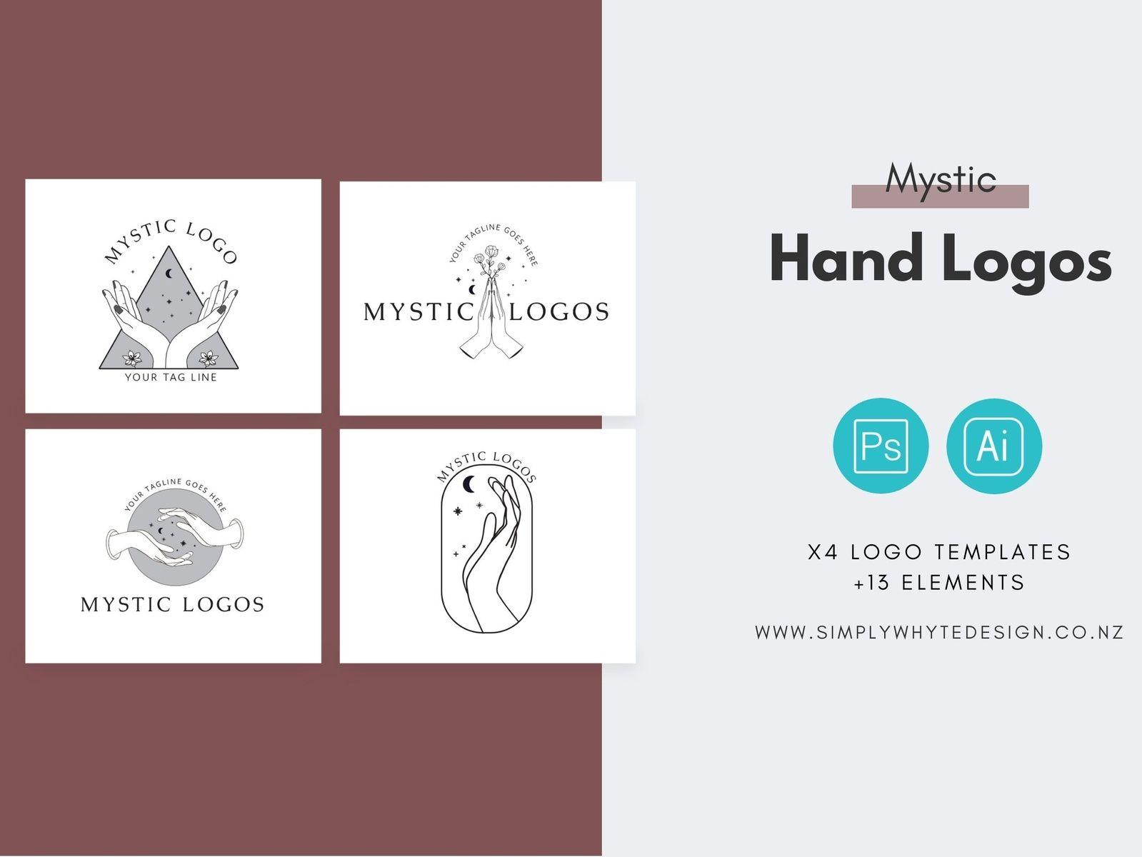X4 Logo - Mystic Hand Logos by Logo Templates on Dribbble