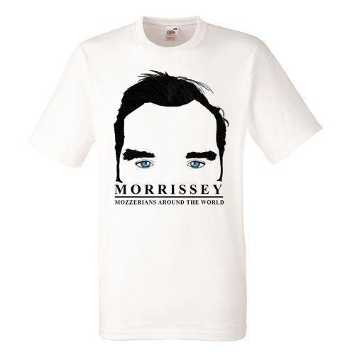 Morrissey Logo - THE SMITHS MORRISSEY LOGO White Herren T Shirt Men Rock Band Tee Shirt