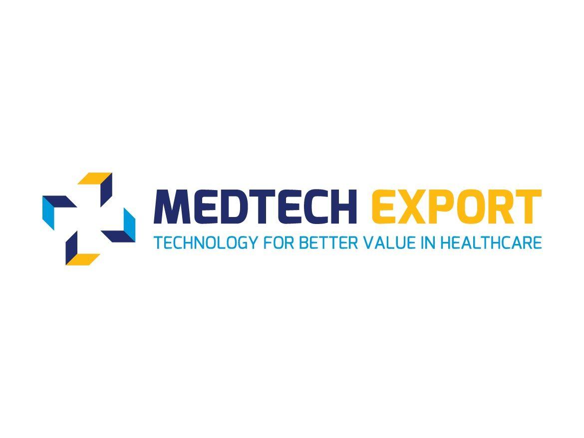 Export Logo - MedTech Export Logo Design. Clinton Smith Design Consultants
