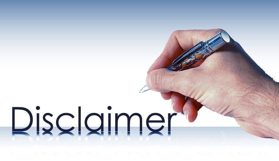 Disclaimer Logo - Legal Disclaimer