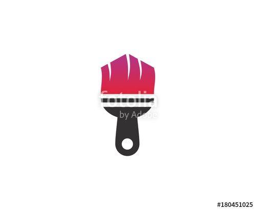Paintbrush Logo - Paintbrush Logo Stock Image And Royalty Free Vector Files
