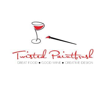 Paintbrush Logo - Logo design entry number 21 by hawkmoonvision | Twisted paintbrush ...