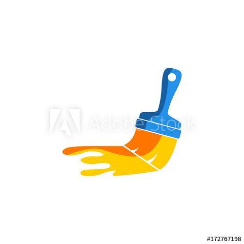 Paintbrush Logo - paintbrush vector icon logo this stock vector and explore