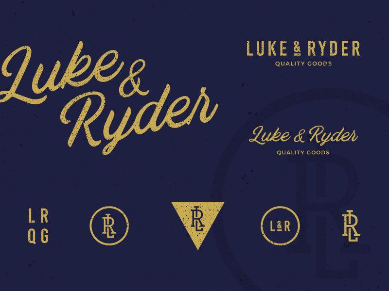 Ryder Logo - Luke and Ryder Logos by Vando Sanchez on Dribbble