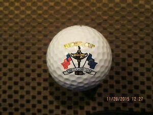 Ryder Logo - LOGO GOLF BALL THE RYDER CUP AT THE COUNTRY CLUB