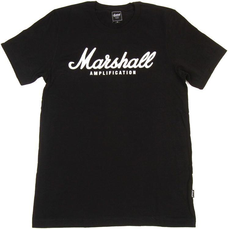 Masrhall Logo - Logo Tee Shirt - Black, Extra Large